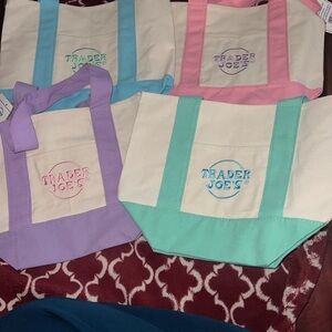 Trader Joe’s Canvas Tote Bag Set - Multicolor